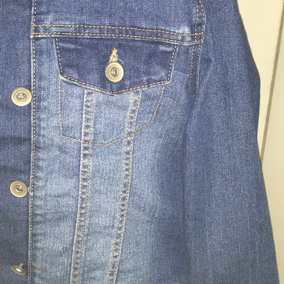 Children Place jean jacket size 10/12 - Picture 3 of 8